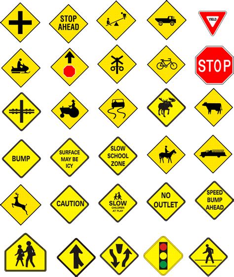 Printable Nc Dmv Road Signs Chart
