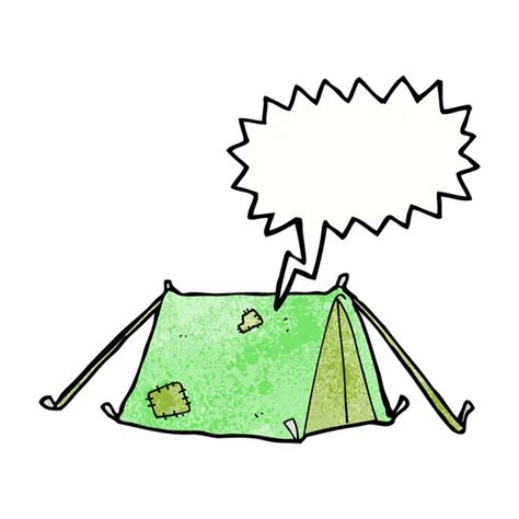 Dibujos Animados De Carpa Camping Vector De Stock Lineartestpilot