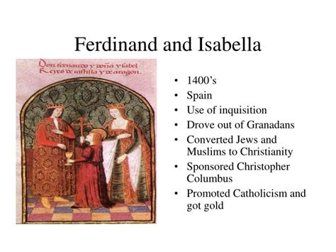 Ppt Ferdinand And Isabella Powerpoint Presentation Id Hot Sex Picture