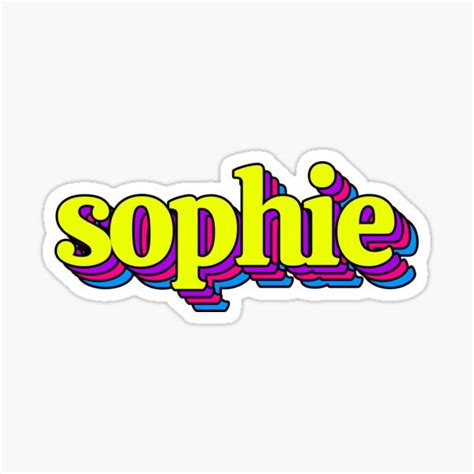 Sophie Sticker For Sale By Kelly Louise Redbubble