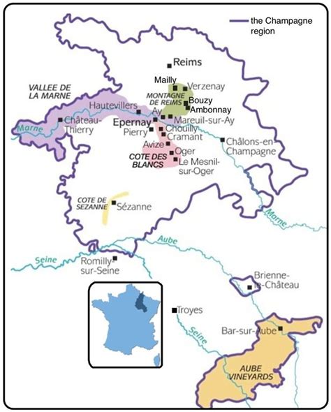 Champagne And Its Villages Champagne Region Champagne Wine Knowledge
