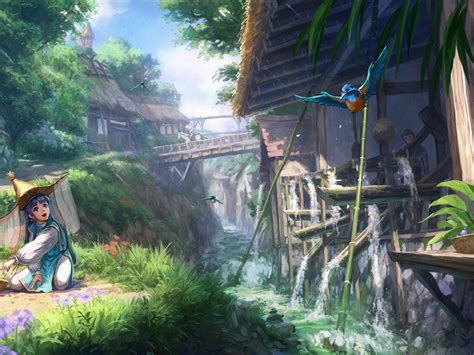 Anime Village Wallpapers Top Free Anime Village Backgrounds