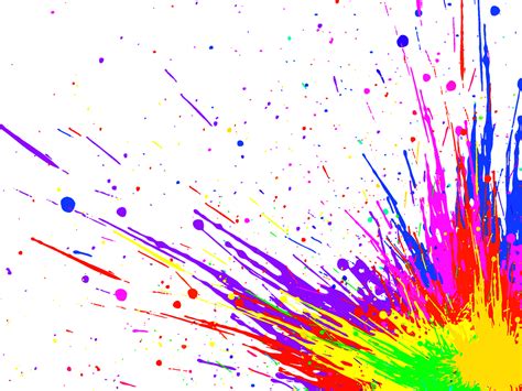 ️colorful Paint Splatter Png Free Download