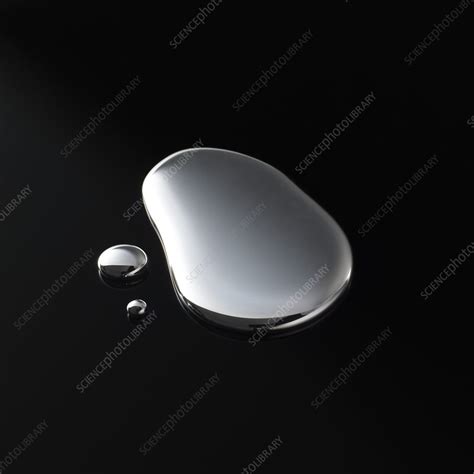Drops Of Mercury Stock Image C0266723 Science Photo Library