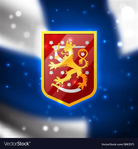 Coat Of Arms Of Finland Royalty Free Vector Image