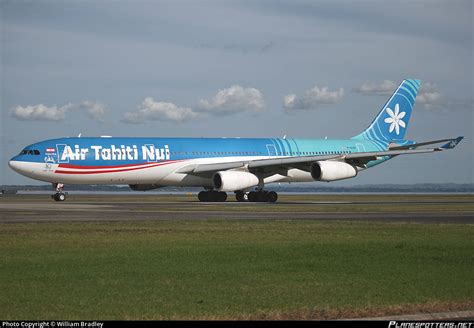 F Olov Air Tahiti Nui Airbus A340 313 Photo By William Bradley Id
