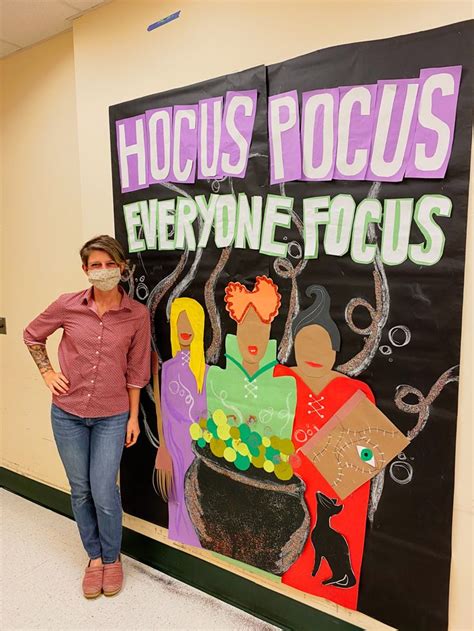 Hocus Pocus Bulletin Board Halloween Door Decorations Classroom