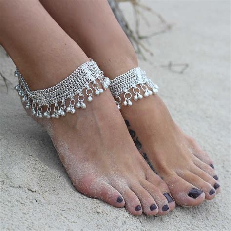 Silver Anklet With Gorgeous Silver Charms Anklets Sold Separately Silver Anklets Ankle