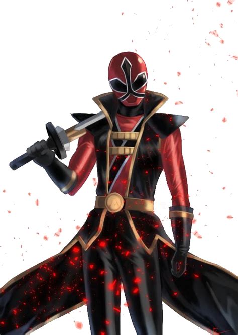 dark red samurai ranger by saiyanking02 on deviantart
