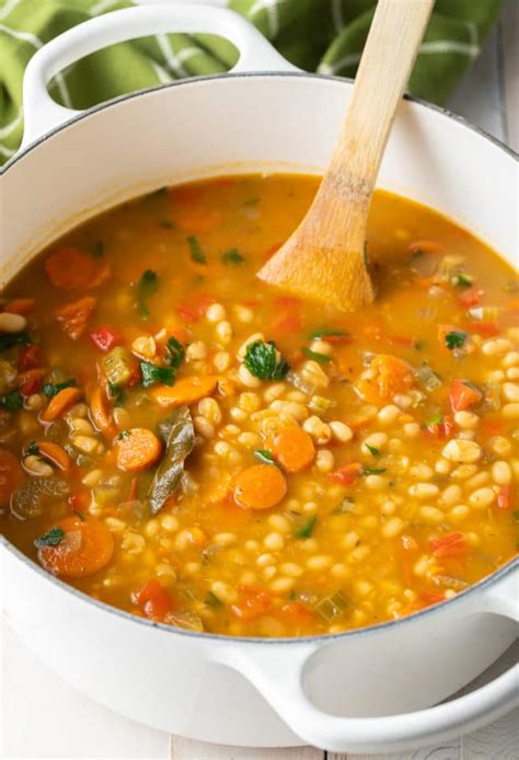 Clean and sort the beans. Vegetarian Navy Bean Soup Recipe - A Spicy Perspective