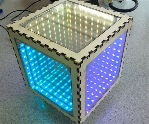 See my other projects on my personal. How To Make An Infinity Mirror Box Infinity Mirror Coffee ...