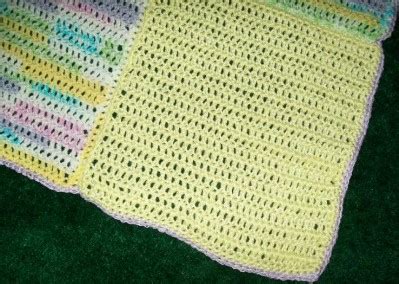 This crochet stitch gives you a waffle like texture. Crochet Squares Baby Blanket Finished!