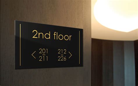 Way Finding Signage Designed To Compliment Your Interior Hotel