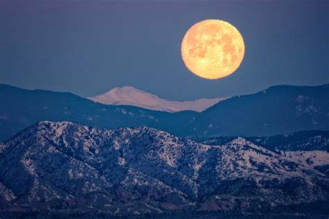 Full Moon Full Moon Rising Over Mountains Jason Marks Flickr