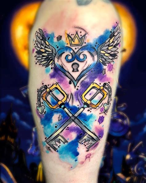 Kingdom Hearts Tattoo Kingdom Hearts Tattoo On Behance Jun 21 2021