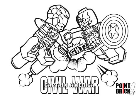 Lego avengers infinity war coloring pages. Disegni da Colorare Lego: Marvel Civil War & Elves ...