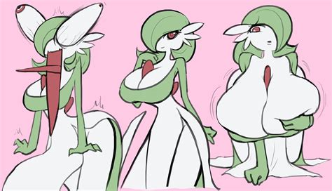 rule 34 acrylictoon anthro awooga breasts eyes bugging out female gardevoir huge breasts