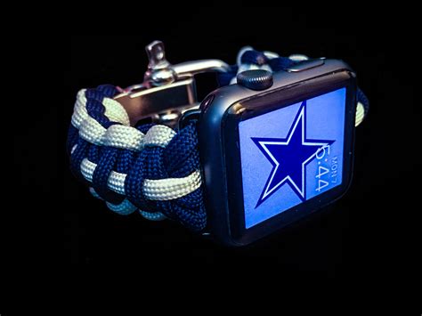 Some bands contain magnets and may cause interference with compass on apple watch. Apple Watch Dallas Cowboys Paracord Band, 42mm and 38mm ...