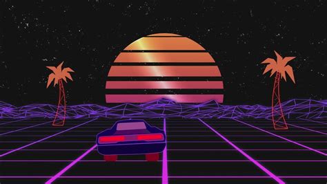Retrowave After Effects Loop Youtube