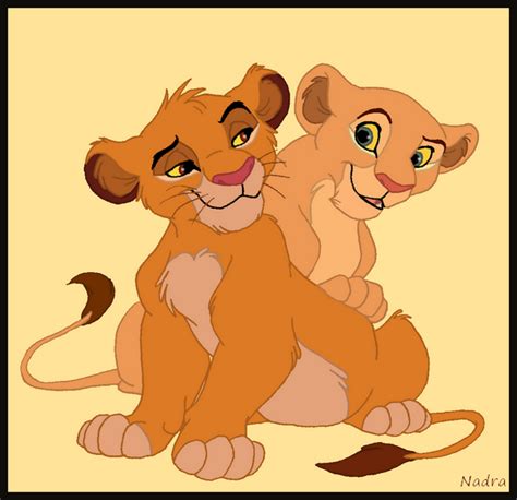 Simba And Nala As Cubs Nadras Album Simba And Nala The Lion King