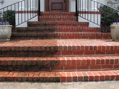 You can clean fireplace bricks using traditional household products or more specialized cleaners. Surface Cleaning brick step cleaning
