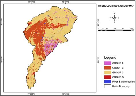 Hydrologic Soil Group Map Of The Study Area Download Scientific Diagram