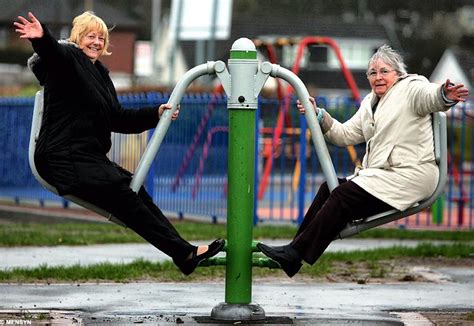 Playtime For Grandma Council Opens New Playground For The Over 60s Playground Adult