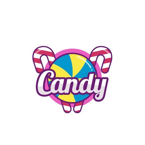 Vector De Logotipo De Candy Vector Premium