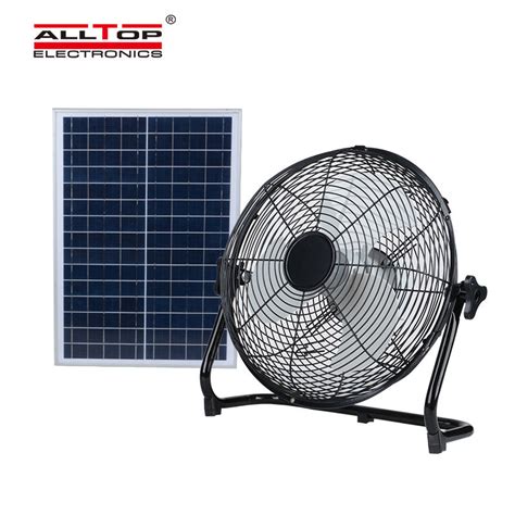Alltop New Products Rechargeable Solar Panel 24w Home Solar Power Fan