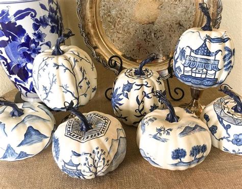 Chinoiserie Inspired Pumpkin Decoration Ideas For Halloween