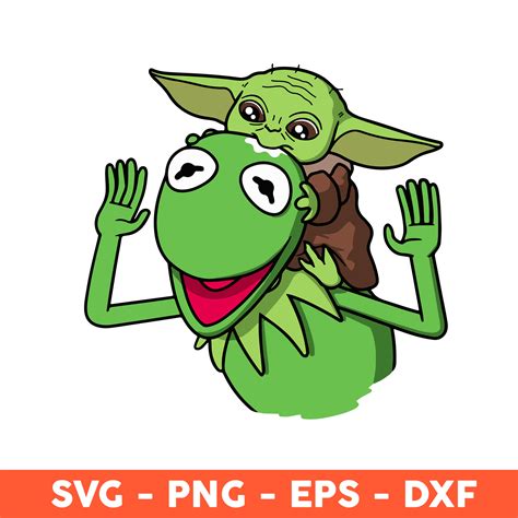 Kermit And Baby Yoda Svg Kermit Svg Baby Yoda Svg Eps Dx Inspire