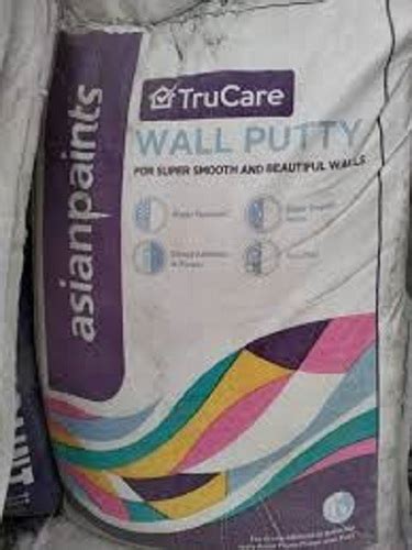 Long Lasting And Easy To Use Asian Paints Trucare White Wall Putty Cas
