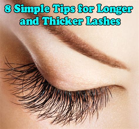 8 Simple Tips For Longer And Thicker Lashes Medi Hints Grow Long