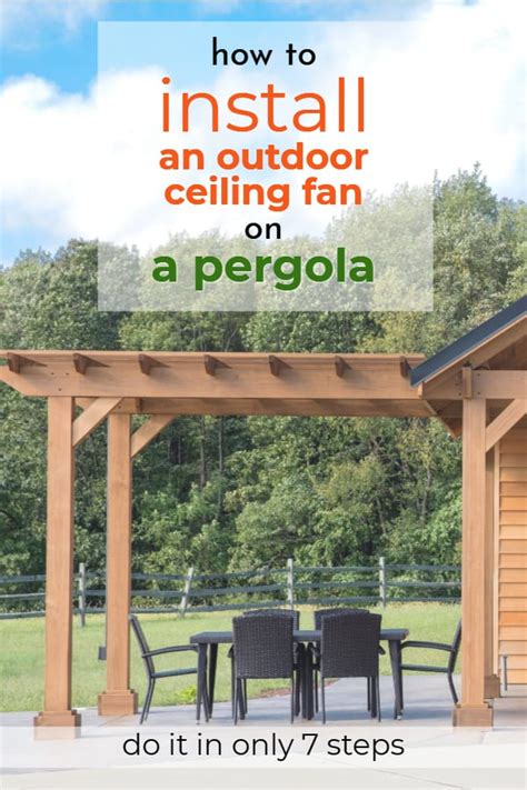 They provide some much needed air circulation on a hot day, which will make everyone a so what do you do if you don't have an outdoor ceiling fan but you want to install one? How to install an outdoor ceiling fan on a pergola? 2020 ...