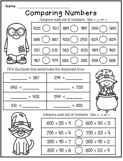 Math Sheets For 2nd Graders Free Printables