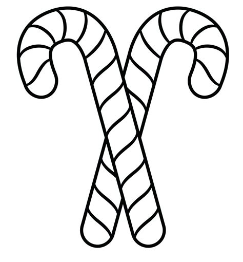 Candy Cane Coloring Printables Coloring Pages