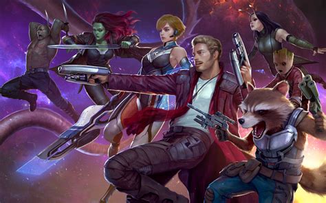 Marvel Future Fight Games Hd 4k Guardians Of The Galaxy Star Lord