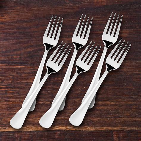 Buy Kitchen Hub ® Stainless Steel Desserttable Forks Set Of 6 Online