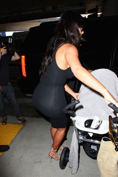 Missing Mexico Already Kim Kardashian Looks Chic At Lax But Cant Hide