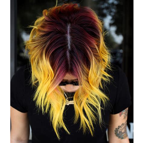 Only a dash is needed to subtly colour correct. Sunflower Color Melt - Behindthechair.com