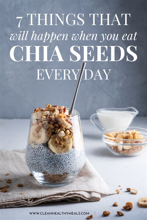 Chia Seeds Every Day Benefits Recipe Clean Healthy Meals