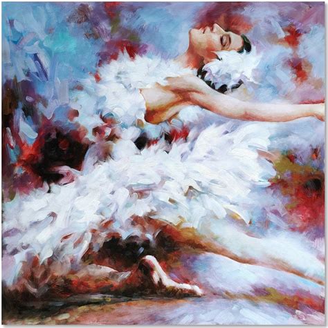 Ballet Girl Oil Painting On Canvas Hand Painted Etsy