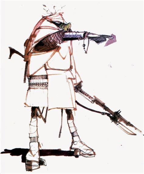 Concept Art For Jabbas Guards By Nilo Rodis Jamero Return Of The Jedi Tumblr Pics