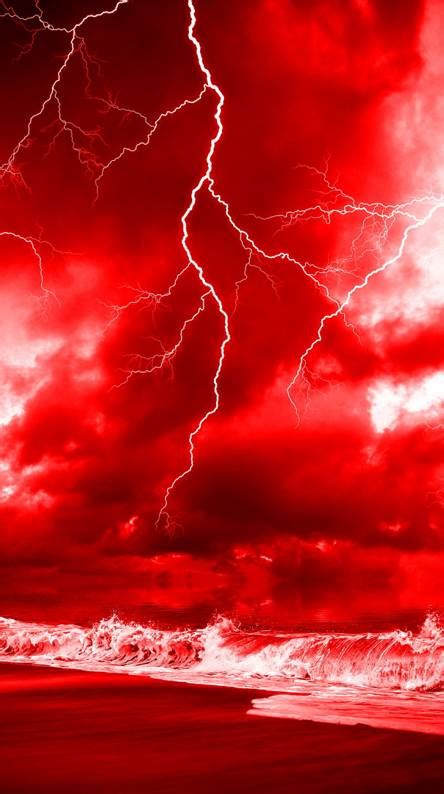 Red Lightning Wallpapers Free By Zedge