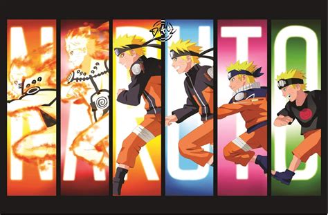 Poster Professionals Naruto Evolution Anime Hd Printing Poster