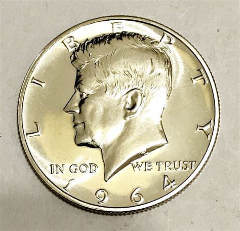 1964 Silver Kennedy Half Dollar Proof Collectible Investors