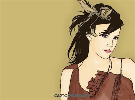 Photo Cartoon Of Liv Tyler Cartoonized