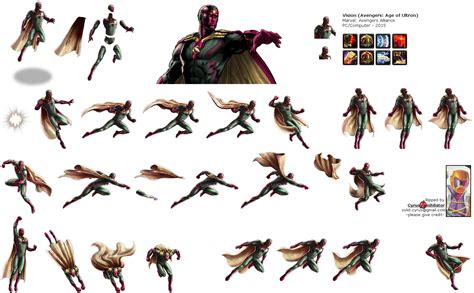 The Spriters Resource Full Sheet View Marvel Avengers Alliance