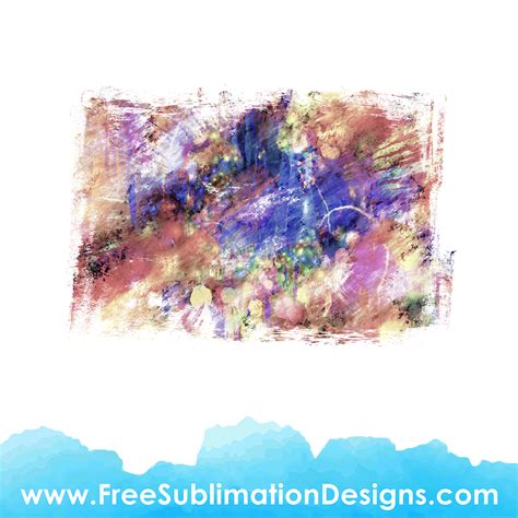 Free Sublimation Print Watercolor Distressed Background Png File