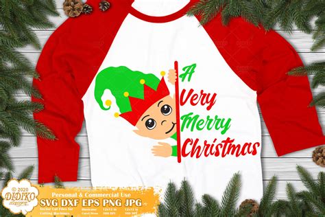 Elf Svg 3 Merry Christmas Svg Christmas Elf Svg Didiko Designs